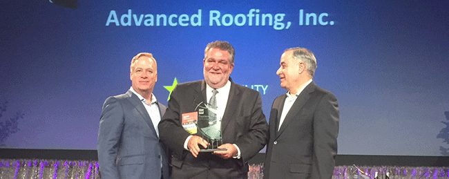 Advanced Roofing Receives Training Excellence Award From GAF