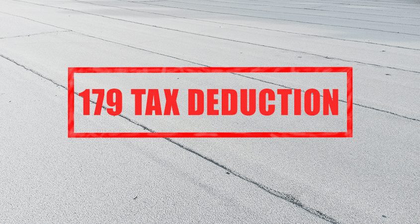 Section 179D Tax Deduction for Commercial Roof Replacements