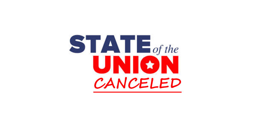 State of the Union Canceled