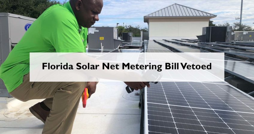 Florida Solar Net Metering Bill Vetoed