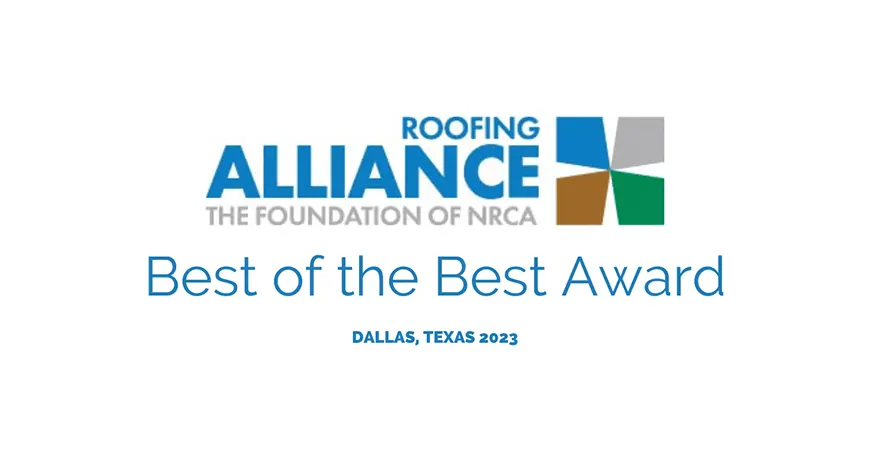 Advanced Roofing Superintendent Terry Tilson Wins Best of the Best Award from Professional Roofing Magazine